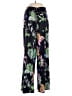 Top It Off Tropical Black Casual Pants Size S - photo 1