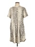 Cherish Animal Print Gray Casual Dress Size S - photo 1