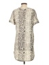 Cherish Animal Print Gray Casual Dress Size S - photo 2