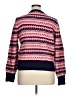 J.Crew Print Pink Pullover Sweater Size XL - photo 2