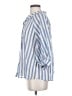 Unbranded Stripes Blue 3/4 Sleeve Blouse Size S - photo 5