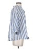 Unbranded Stripes Blue 3/4 Sleeve Blouse Size S - photo 4