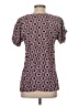 Escapada 100% Rayon Burgundy Short Sleeve Blouse Size S - photo 2