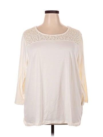 Jaclyn Smith 3/4 Sleeve Top (view 1)