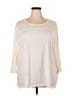 Jaclyn Smith Ivory 3/4 Sleeve Top Size 3X - photo 1