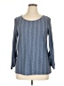 W5 Blue Long Sleeve Blouse Size XL - photo 1