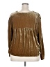 Garnet Hill Gold Long Sleeve Blouse Size 18 - photo 2