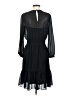 J.Crew 100% Polyester Solid Black Casual Dress Size XS - photo 2