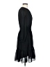 J.Crew 100% Polyester Solid Black Casual Dress Size XS - photo 4