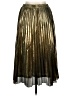 WD.NY 100% Polyester Metallic Gold Formal Skirt Size XL - photo 2