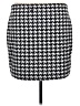 Express Houndstooth Black Casual Skirt Size XL - photo 2