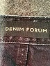 Denim Forum 100% Cotton Black Denim Shorts Size 25 waist - photo 3
