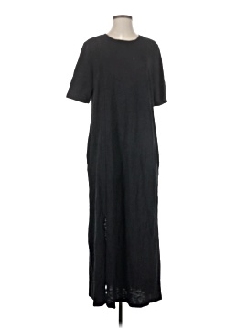 cami maxi dress with pockets Cotton & linen floral detail cami dress with pockets - Blue