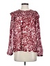Maje Burgundy Long Sleeve Blouse Size Sm (1) - photo 1