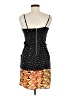 Xhilaration 100% Polyester Print Black Cocktail Dress Size M - photo 2