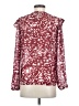 Maje Burgundy Long Sleeve Blouse Size Sm (1) - photo 2