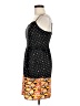 Xhilaration 100% Polyester Print Black Cocktail Dress Size M - photo 5