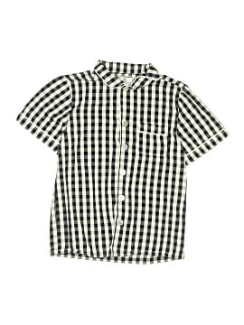 Petite Plume Short Sleeve Button Down Shirt