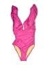 J.Crew Solid Pink One Piece Swimsuit Size 4 - photo 1