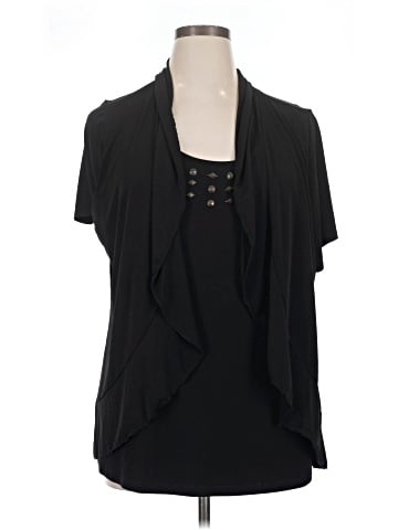 Essentials Short Sleeve Blouse (view 1)