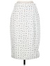 Ann Taylor 100% Polyester Polka Dots White Formal Skirt Size 4 - photo 1