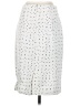 Ann Taylor 100% Polyester Polka Dots White Formal Skirt Size 4 - photo 2