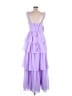 Unbranded 100% Polyester Purple Cocktail Dress Size 9 - photo 2