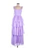 Unbranded 100% Polyester Purple Cocktail Dress Size 9 - photo 1