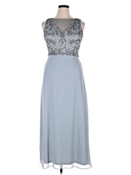 light blue adrianna papell dresses Twist Back Satin Bridesmaid Dress