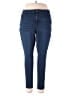 Meri Skye Solid Blue Jeans Size 20 - photo 1