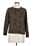 J.Crew Factory Store Animal Print Brown Pullover Sweater Size M - photo 1
