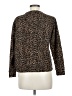 J.Crew Factory Store Animal Print Brown Pullover Sweater Size M - photo 2
