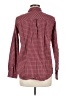 Burton 100% Cotton Checkered-gingham Pink Burgundy Long Sleeve Button-Down Shirt Size M - photo 2