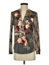 Tiny Floral Gray Long Sleeve Blouse Size S - photo 1