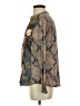 Tiny Floral Gray Long Sleeve Blouse Size S - photo 5