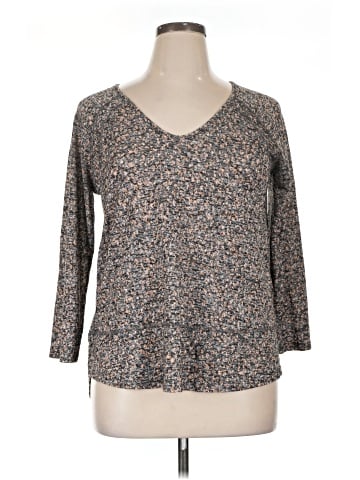 Bobeau 3/4 Sleeve Top (view 1)