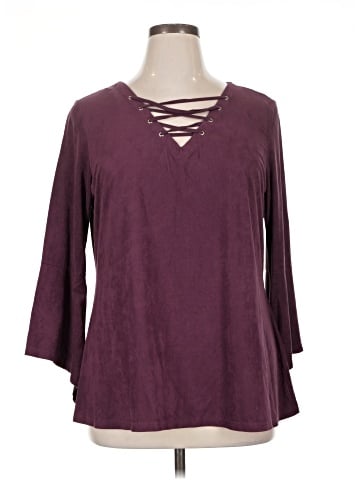 Relativity 3/4 Sleeve Top (view 1)