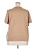 Susan Graver Solid Tan Active T-Shirt Size 2X - photo 2