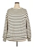 Shein Stripes Ivory Pullover Sweater Size XXL - photo 1