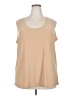 Slinky Brand Tan Sleeveless Top Size 2X - photo 1