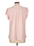 Unbranded 100% Polyester Pink Short Sleeve Blouse Size L - photo 2