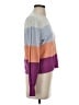 Lilla P Color Block Purple Pullover Sweater Size S - photo 4