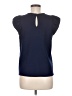 Soprano 100% Polyester Blue Short Sleeve Top Size M - photo 2