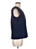 Soprano 100% Polyester Blue Short Sleeve Top Size M - photo 4