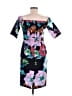 Milly Floral Black Cocktail Dress Size 6 - photo 2