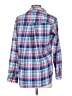 Grayson 100% Cotton Plaid Blue Long Sleeve Blouse Size XS (1) - photo 2