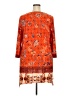 White Mark Paisley Orange Long Sleeve Blouse Size 2X - photo 2