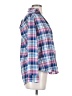Grayson 100% Cotton Plaid Blue Long Sleeve Blouse Size XS (1) - photo 4