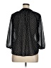 Jolt 100% Polyester Black 3/4 Sleeve Blouse Size XL - photo 2