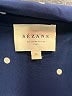 Sézane Polka Dots Blue 3/4 Sleeve Blouse Size 34 waist - photo 7